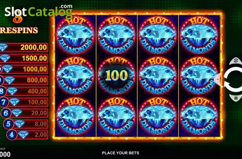 Скрин8. 12 Super Hot Diamonds слот