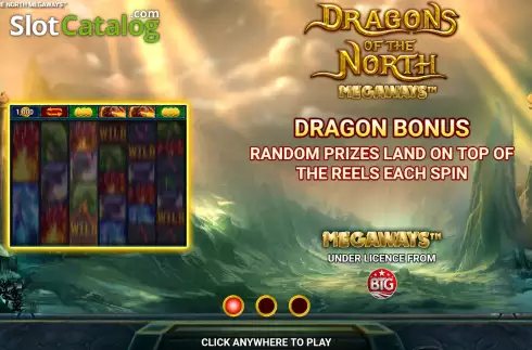 Скрин2. Dragons of the North Megaways слот