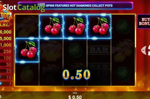 Скрин4. 12 Super Hot Diamonds Extreme слот