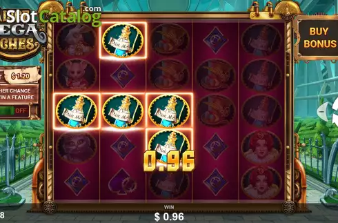 Скрин4. Alice Mega Riches слот