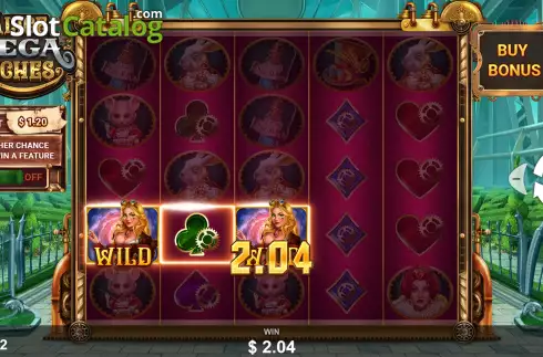 Скрин5. Alice Mega Riches слот