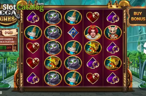 Скрин3. Alice Mega Riches слот