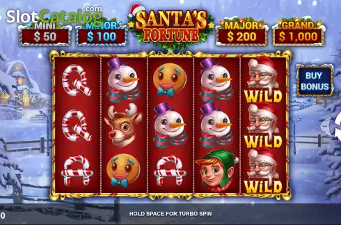 Скрин3. Santa's Fortune (Wizard Games) слот
