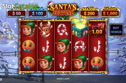 Скрин4. Santa's Fortune (Wizard Games) слот