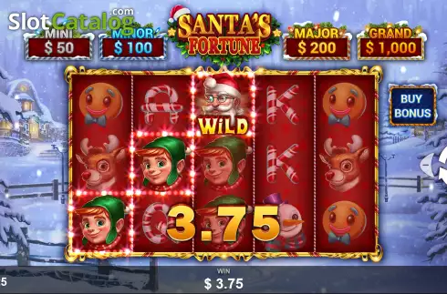Скрин5. Santa's Fortune (Wizard Games) слот