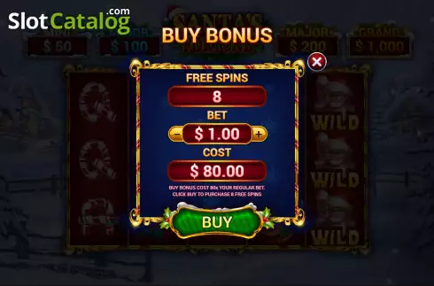 Скрин6. Santa's Fortune (Wizard Games) слот