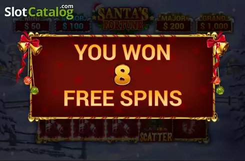 Скрин7. Santa's Fortune (Wizard Games) слот