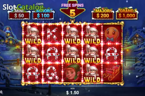 Скрин8. Santa's Fortune (Wizard Games) слот