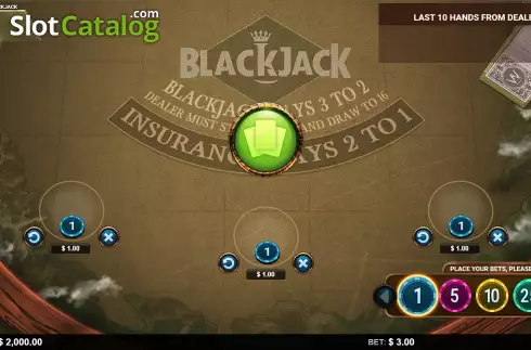 Скрин4. Dragons of the North - Blackjack слот