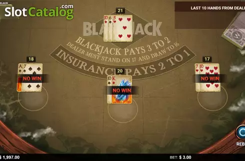 Скрин5. Dragons of the North - Blackjack слот
