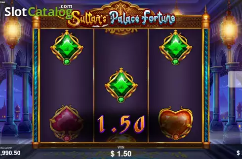 Скрин4. Sultan's Palace Fortune слот