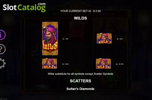 Скрин7. Sultan's Palace Fortune слот