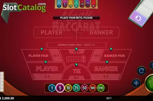 Скрин2. Magic Baccarat слот