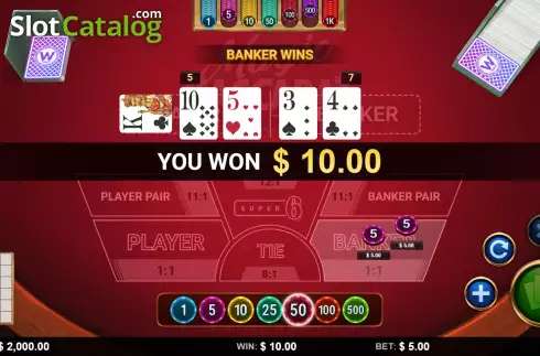 Скрин3. Magic Baccarat слот