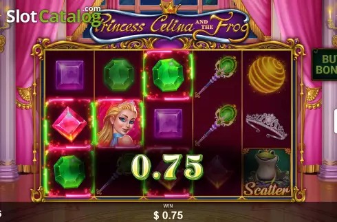 Скрин4. Princess Celina and the Frog слот