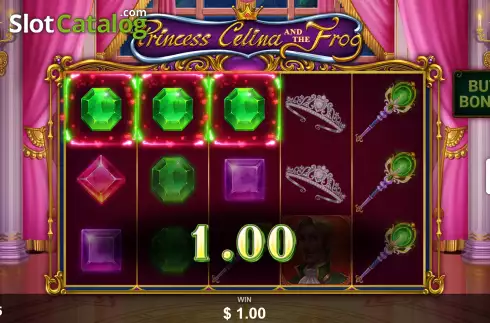 Скрин5. Princess Celina and the Frog слот