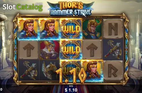 Скрин5. Thor's Hammer Strike слот