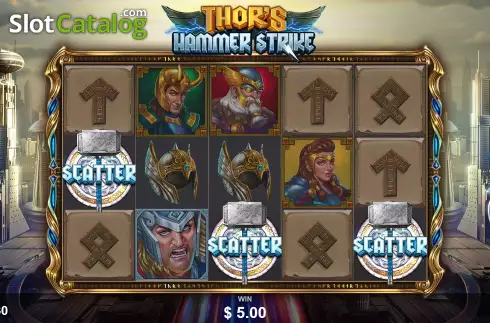 Скрин6. Thor's Hammer Strike слот