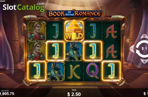 Скрин5. Book of Eternal Romance слот