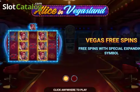 Скрин2. Alice in Vegasland слот