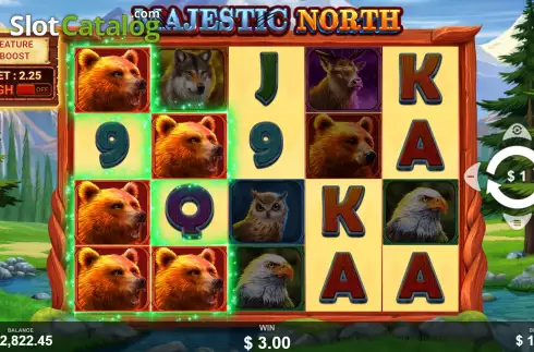Скрин6. Majestic North слот