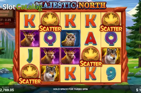 Скрин7. Majestic North слот