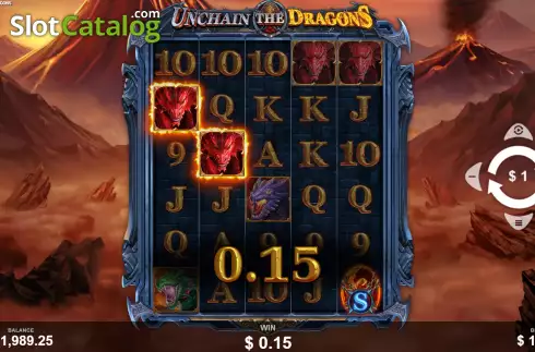 Скрин4. Unchain The Dragons слот
