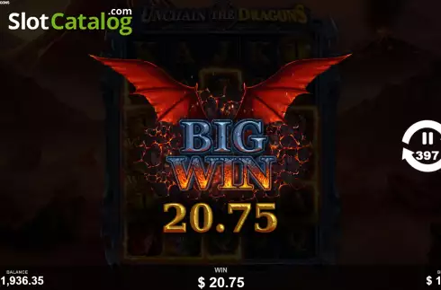 Скрин7. Unchain The Dragons слот