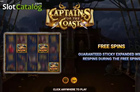 Скрин2. Captains of the Coast слот