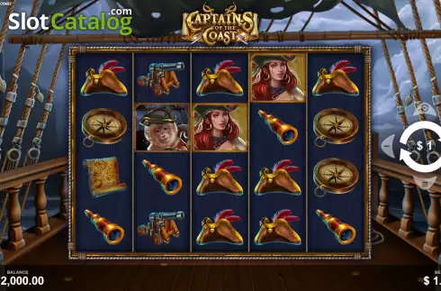 Скрин3. Captains of the Coast слот