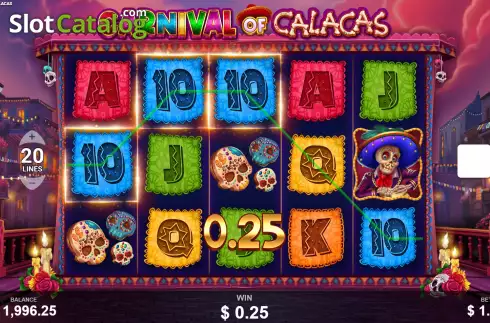 Скрин4. Carnival of Calacas слот