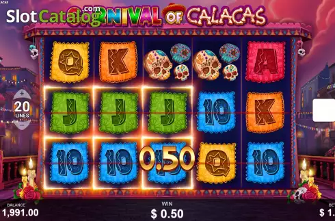 Скрин5. Carnival of Calacas слот