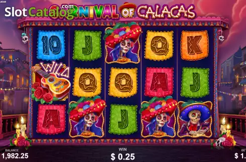 Скрин6. Carnival of Calacas слот