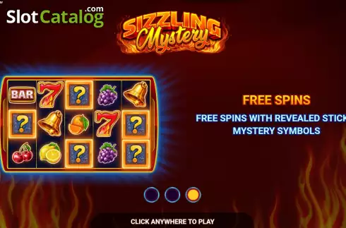 Скрин2. Sizzling Mystery слот