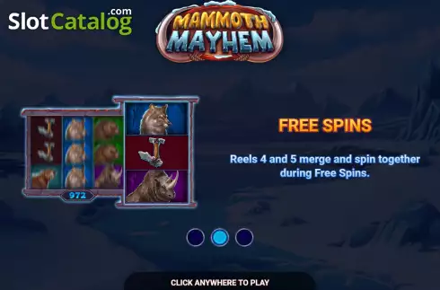 Скрин2. Mammoth Mayhem слот