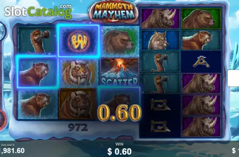 Скрин4. Mammoth Mayhem слот