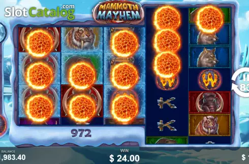 Скрин7. Mammoth Mayhem слот