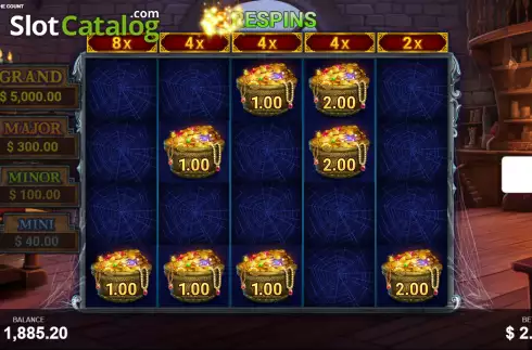 Скрин4. Treasures of the Count слот