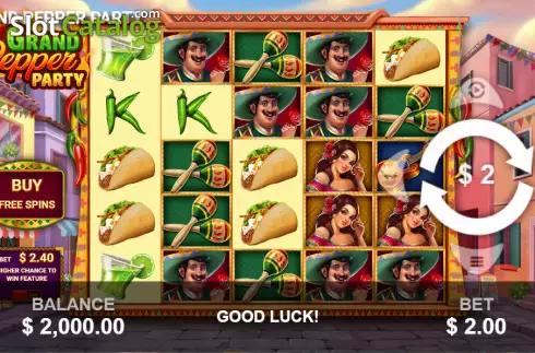 Скрин2. Grand Pepper Party слот