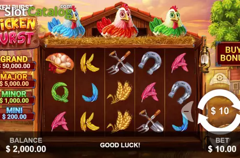 Скрин2. Chicken Burst слот