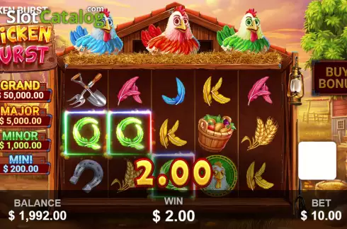 Скрин3. Chicken Burst слот