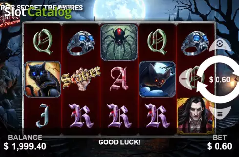 Скрин2. Vampire’s Secret Treasures слот