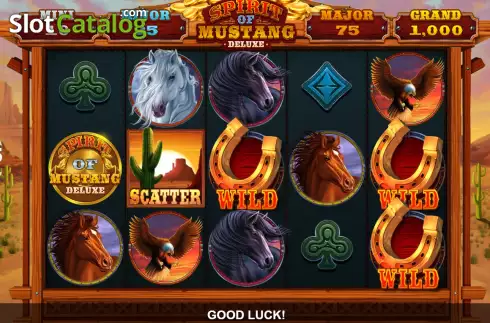 Скрин2. Spirit of Mustang Deluxe слот