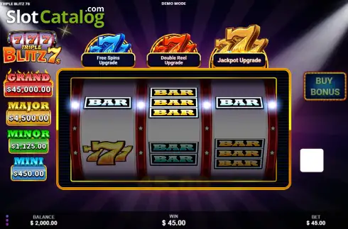 Скрин3. Triple Blitz 7s слот
