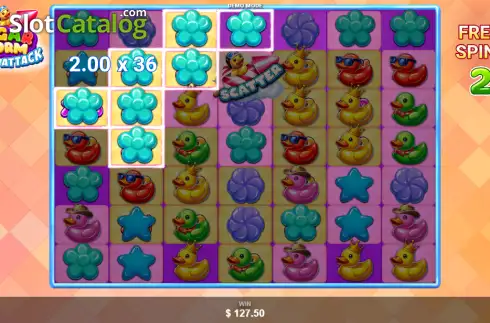 Скрин3. Sugar Storm Quack Attack слот