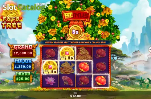 Скрин3. Fa Fa Tree слот