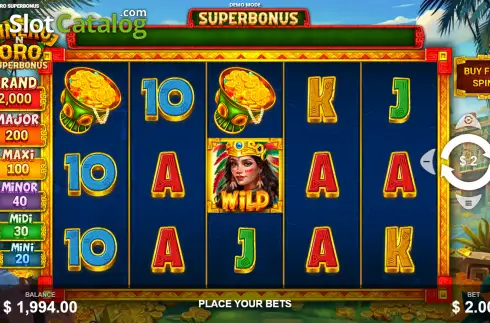Скрин2. Dinero N Oro Superbonus слот