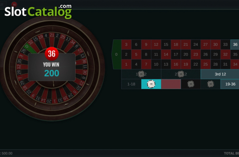 Скрин3. European Roulette (Woohoo) слот