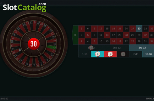 Скрин4. European Roulette (Woohoo) слот