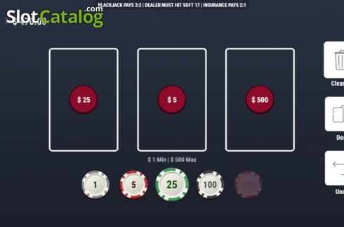 Скрин2. Blackjack (Woohoo) слот